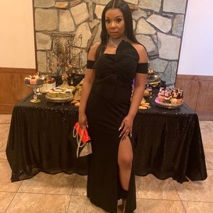 A nice black ballroom gown